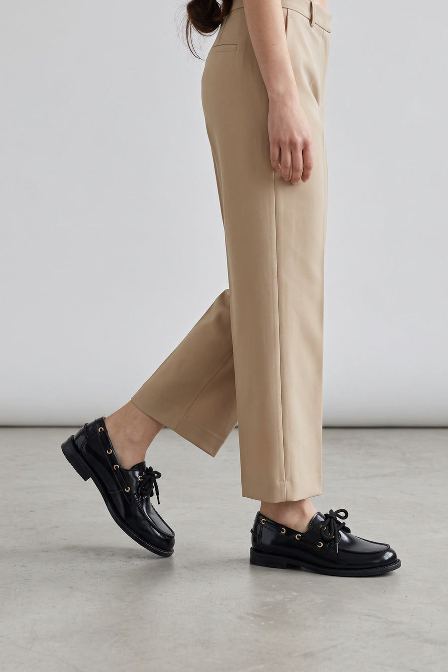 Tre Emme Mocassino Nero Donna
