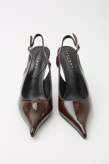 Tre Emme Slingback Brown Donna - 3