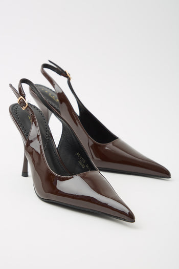 Tre Emme Slingback Brown Donna - 4