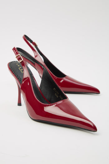 Tre Emme Slingback Wine Donna - 4