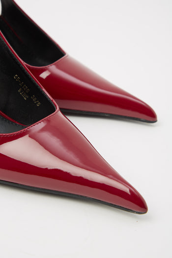 Tre Emme Slingback Wine Donna - 5