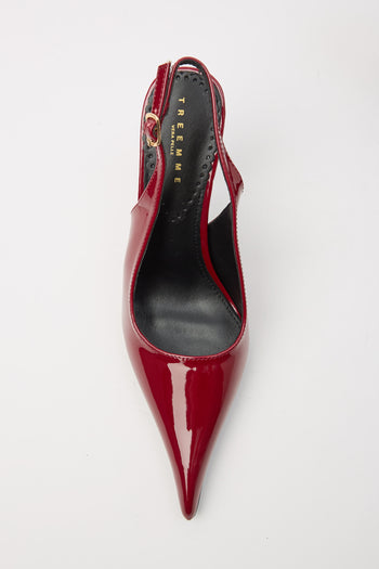 Tre Emme Slingback Wine Donna - 6