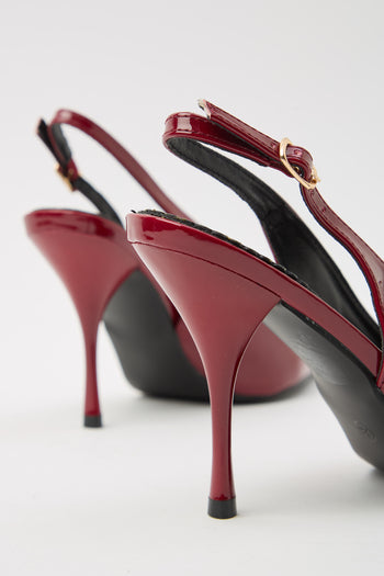Tre Emme Slingback Wine Donna - 8