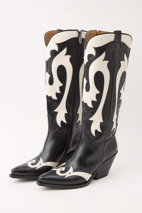 Tre Emme Stivale Latte/nero Donna - 2