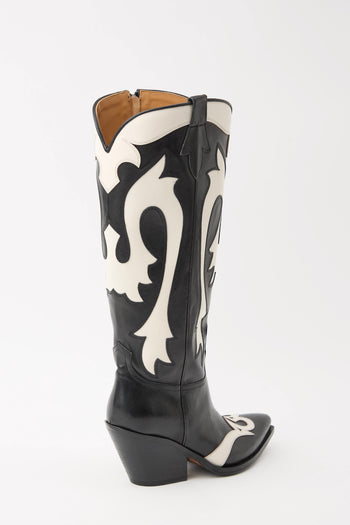Tre Emme Stivale Latte/nero Donna - 4