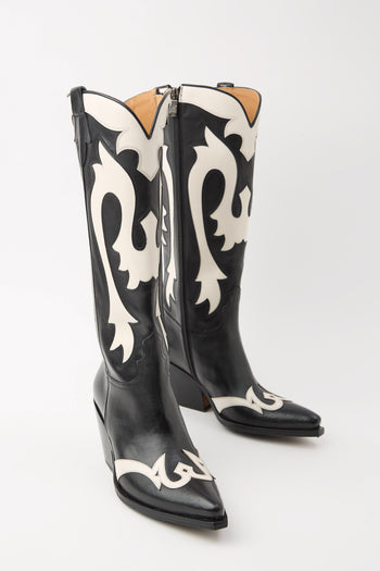 Tre Emme Stivale Latte/nero Donna - 6