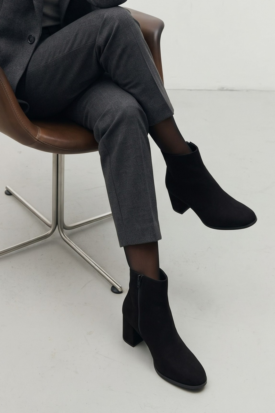 Tre Emme Stivaletto Nero Donna