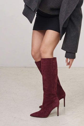Tre Emme Stivale Burgundy Donna - 8