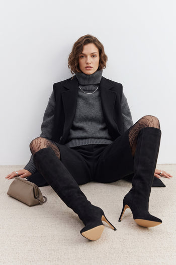 Tre Emme Stivale Black Donna - 8