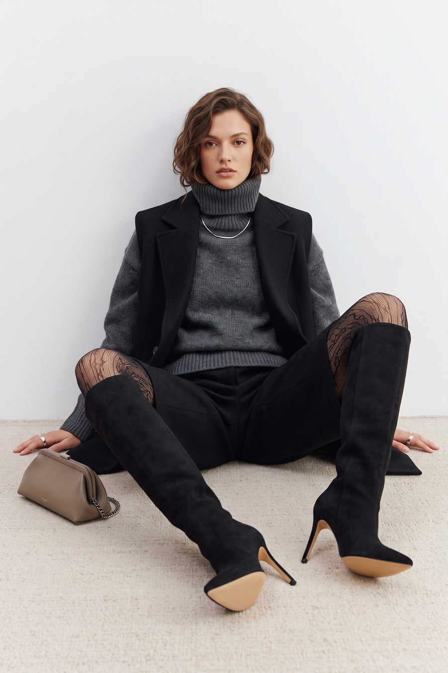 Tre Emme Stivale Black Donna