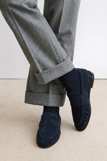 Tre Emme Mocassino Blu Donna - 8
