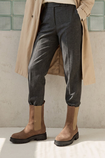 Tre Emme Stivaletto Taupe Donna - 7