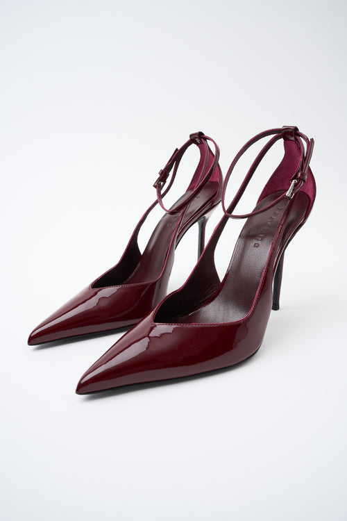 Tre Emme Slingback Burgundy Donna - 2