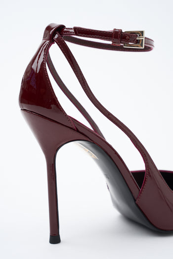 Tre Emme Slingback Burgundy Donna - 4