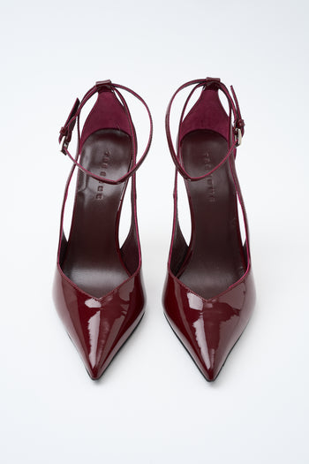Tre Emme Slingback Burgundy Donna - 5