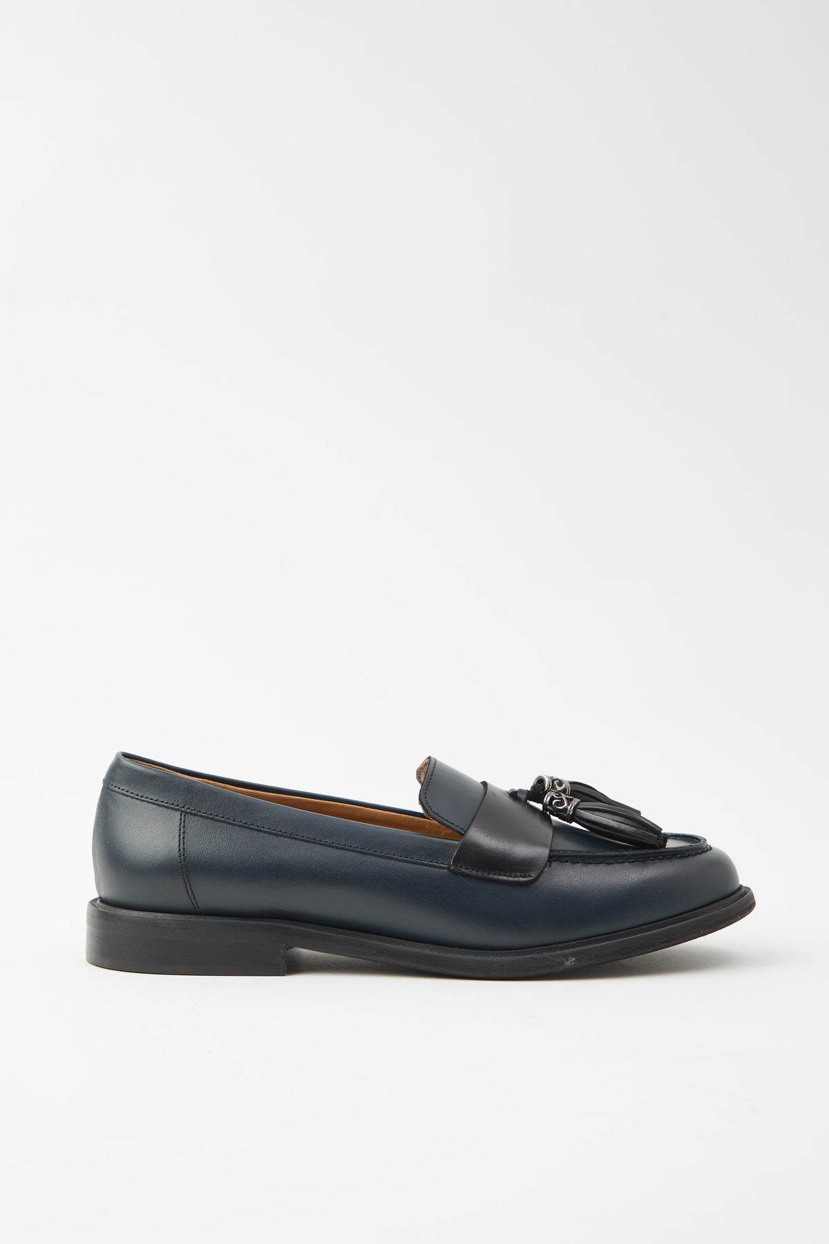 Mocassino Blu/nero Donna — 2