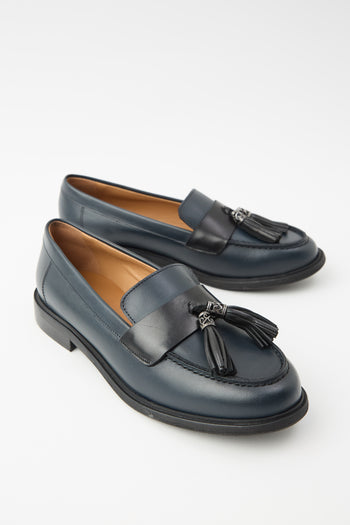 Tre Emme Mocassino Blu/nero Donna - 4