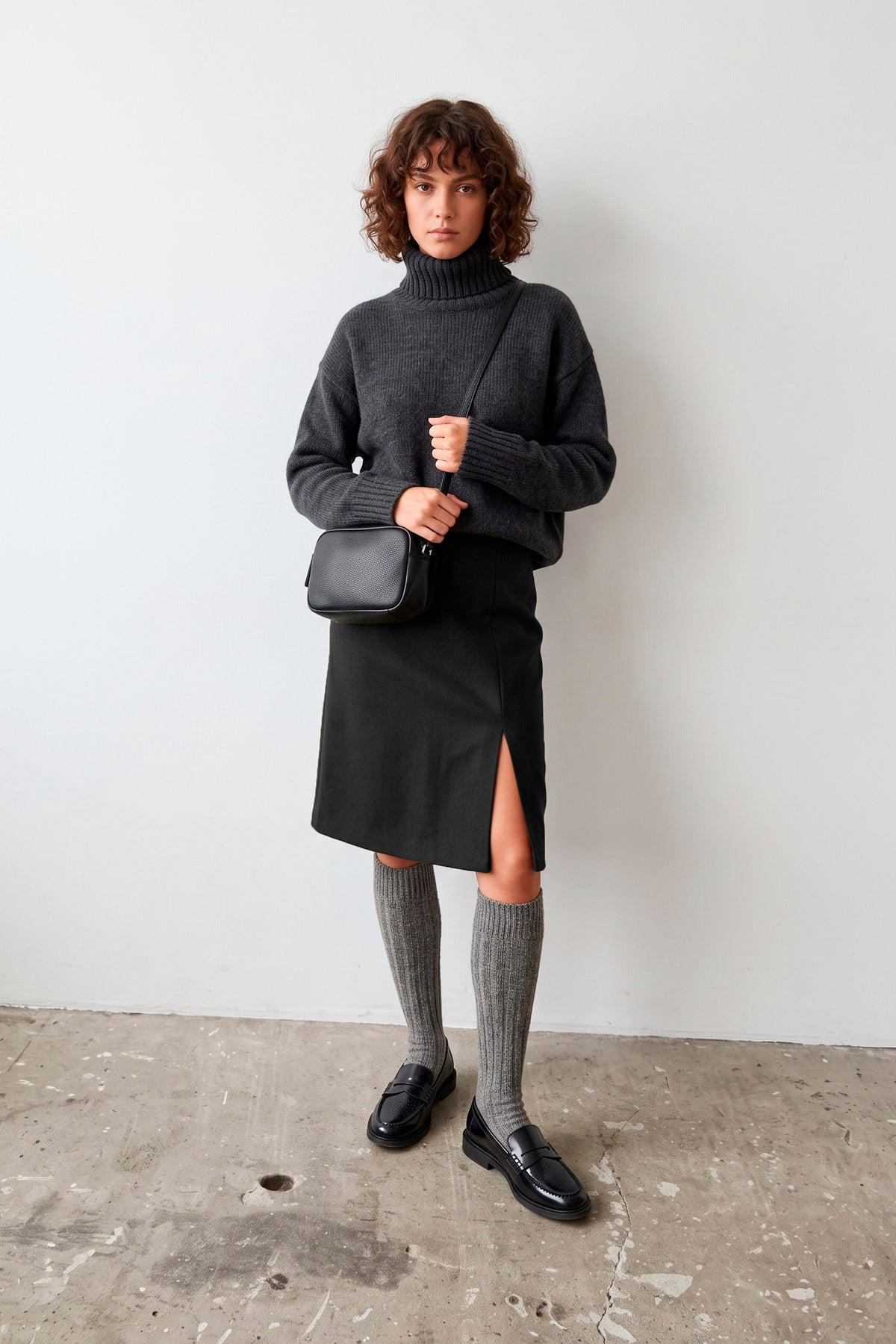 Mocassino Nero Donna — 1