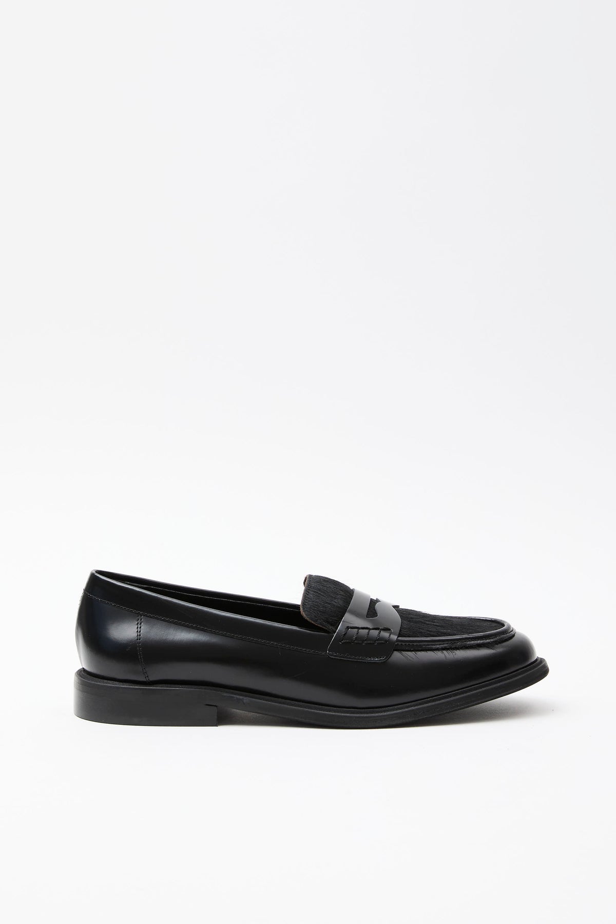Mocassino Nero/cavallino Donna — 2