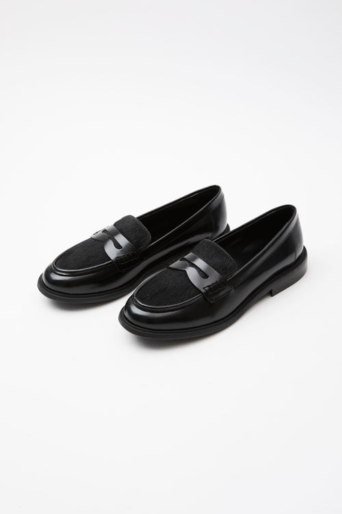 Tre Emme Mocassino Nero/cavallino Donna - 2
