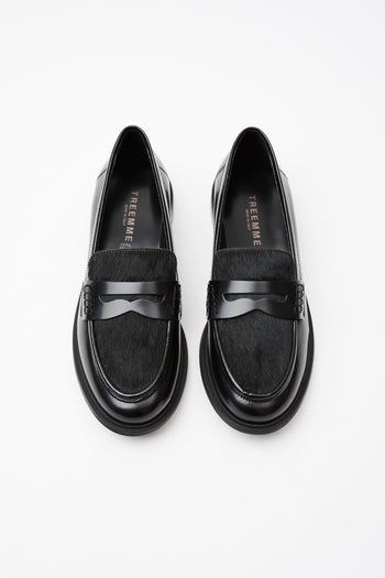Tre Emme Mocassino Nero/cavallino Donna - 3