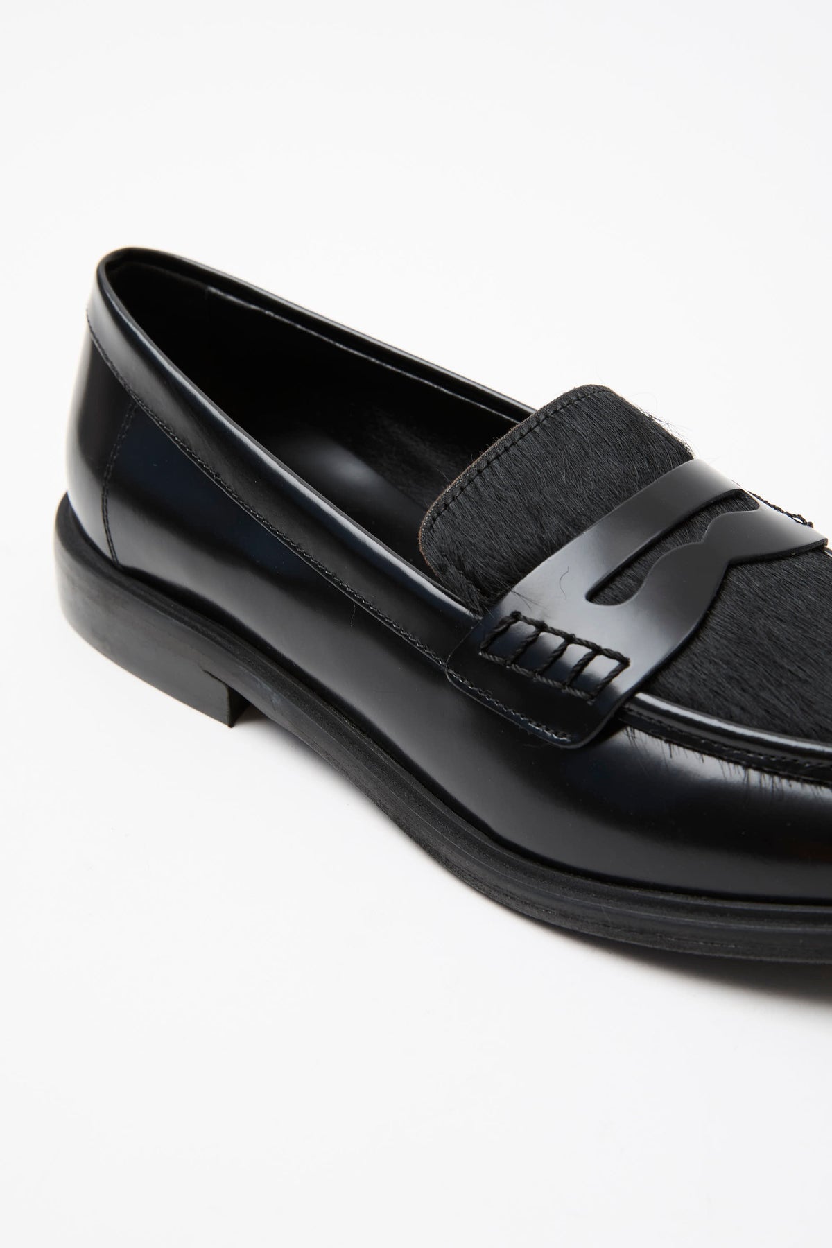 Mocassino Nero/cavallino Donna — 6