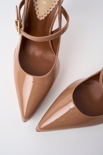 Tre Emme Slingback Dark Nude Donna - 3