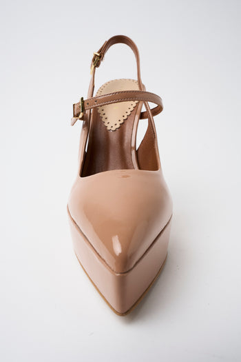 Tre Emme Slingback Dark Nude Donna - 4
