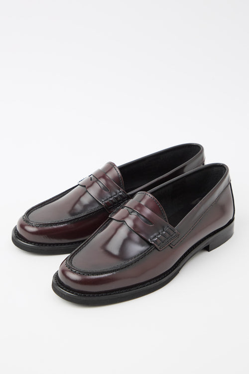Tre Emme Mocassino Bordeaux Donna - 2