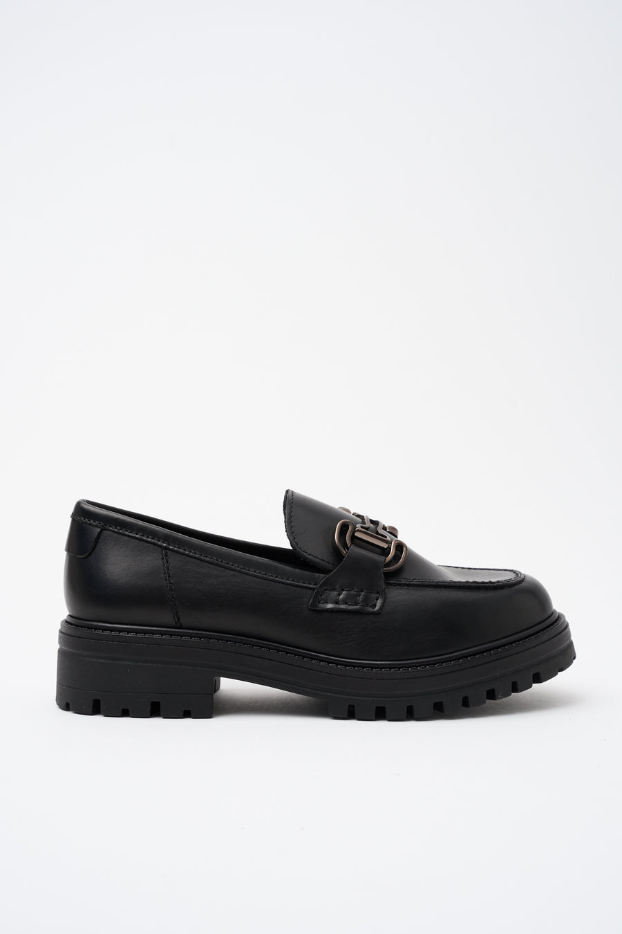 Tre Emme Mocassino Nero Donna