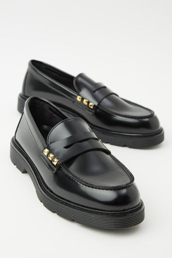 Tre Emme Mocassino Nero Donna - 3