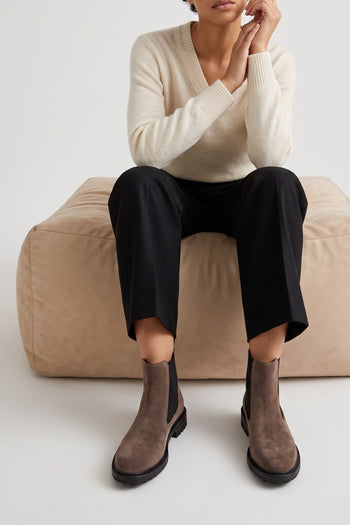 Tre Emme Stivale Taupe Donna - 7