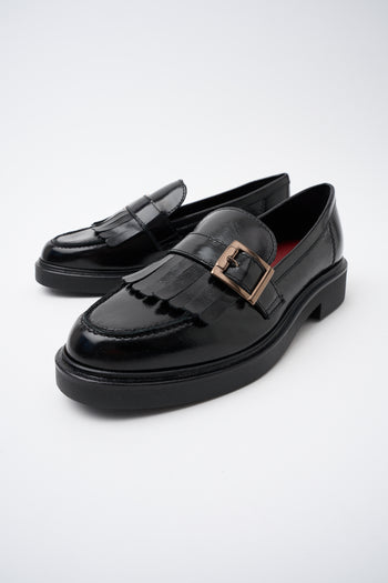 Tre Emme Mocassino Nero Donna - 7
