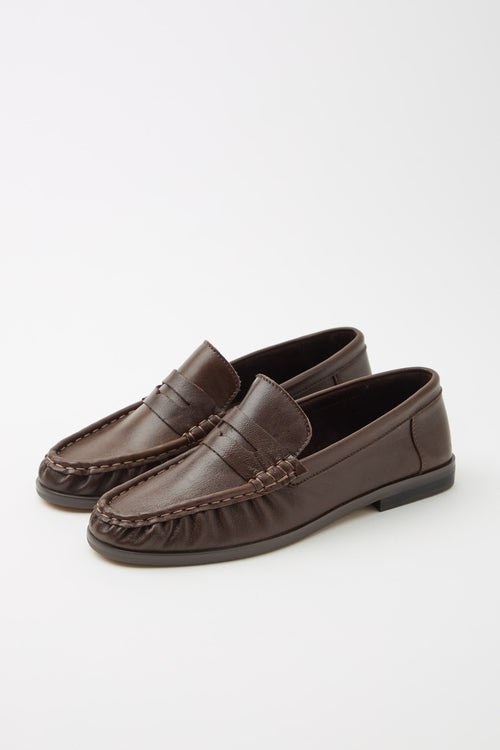 Tre Emme Mocassino Dark Brown Donna - 2