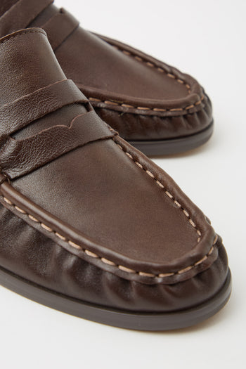 Tre Emme Mocassino Dark Brown Donna - 4