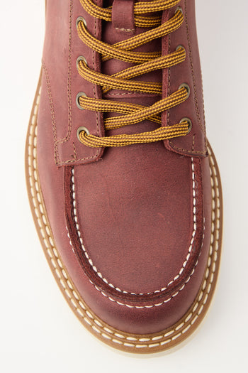 Tre Emme Stivaletto Bordeaux Uomo - 4