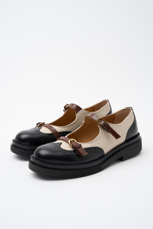 Tre Emme Stringata Taupe/nero/marrone Donna - 2