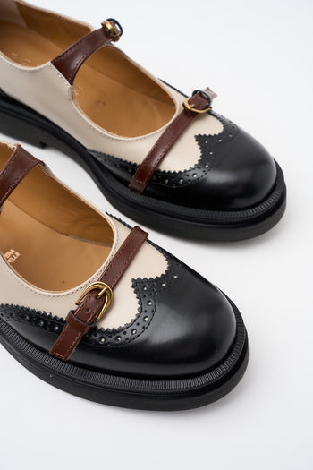 Tre Emme Stringata Taupe/nero/marrone Donna - 3