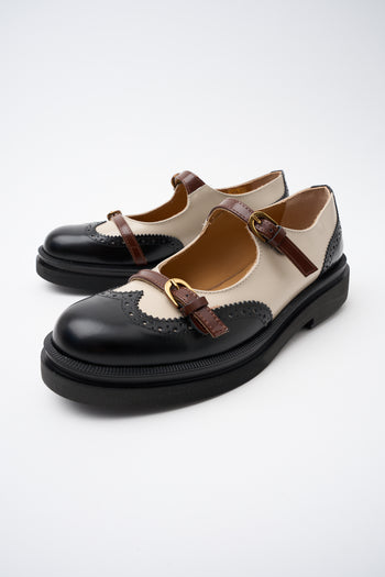 Tre Emme Stringata Taupe/nero/marrone Donna - 6