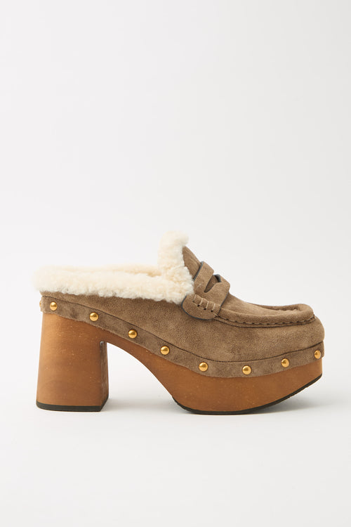 Tre Emme Zoccolo Taupe Donna - 1