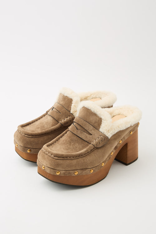 Tre Emme Zoccolo Taupe Donna - 2