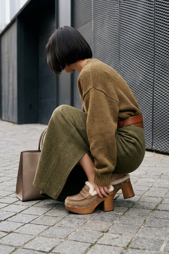 Tre Emme Zoccolo Taupe Donna - 7