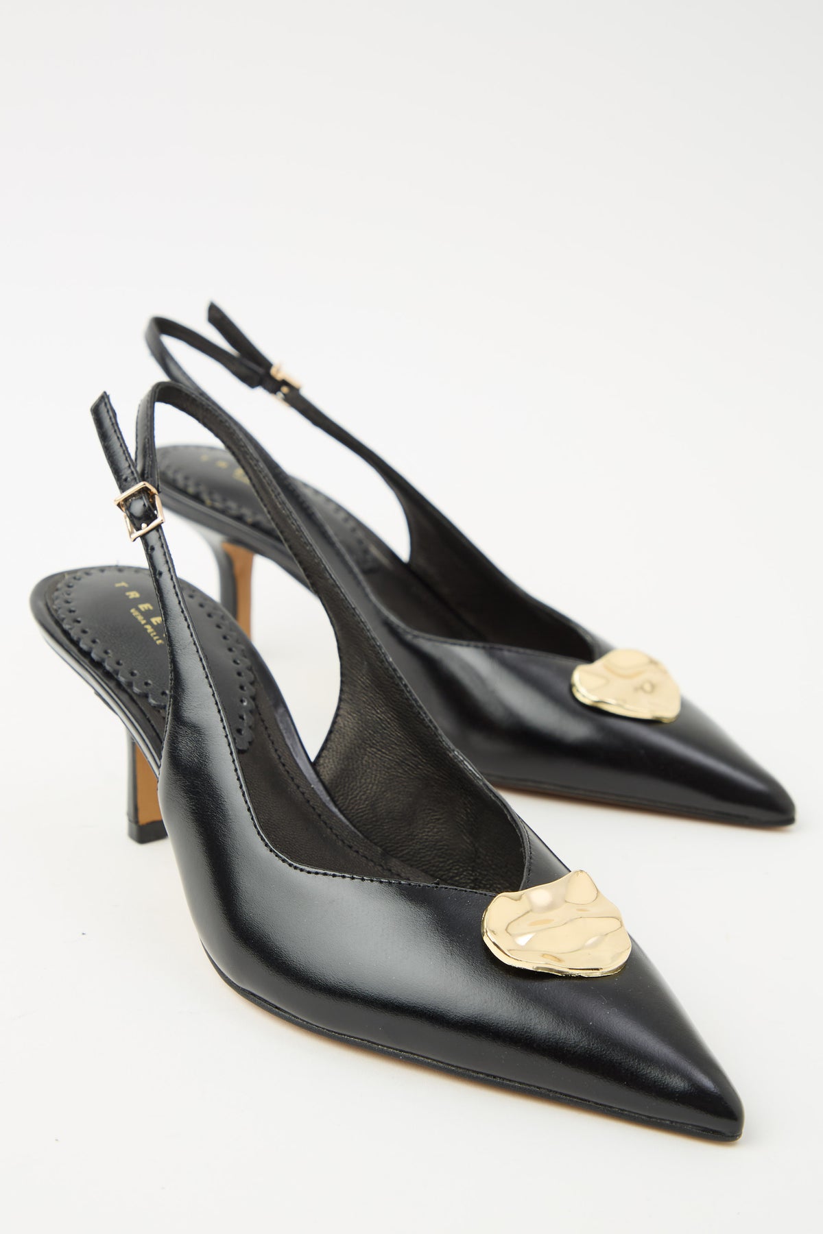 Slingback Oily Black Donna — 7