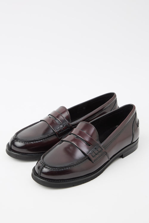 Tre Emme Mocassino Bordeaux Donna - 2