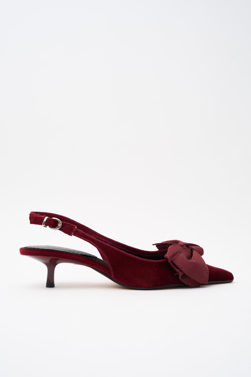 Tre Emme Slingback Bordaux Donna - 1