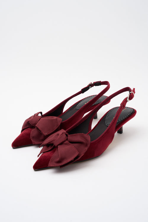 Tre Emme Slingback Bordaux Donna - 2