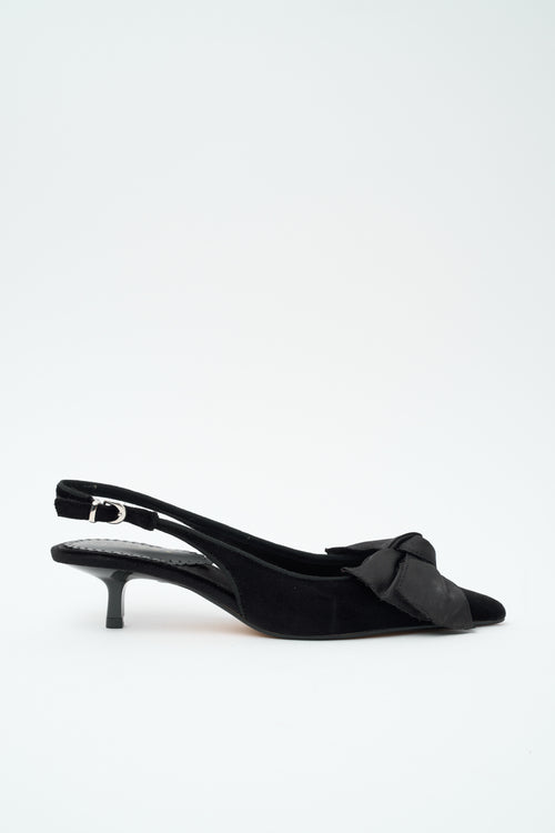Tre Emme Slingback Nero Donna - 1