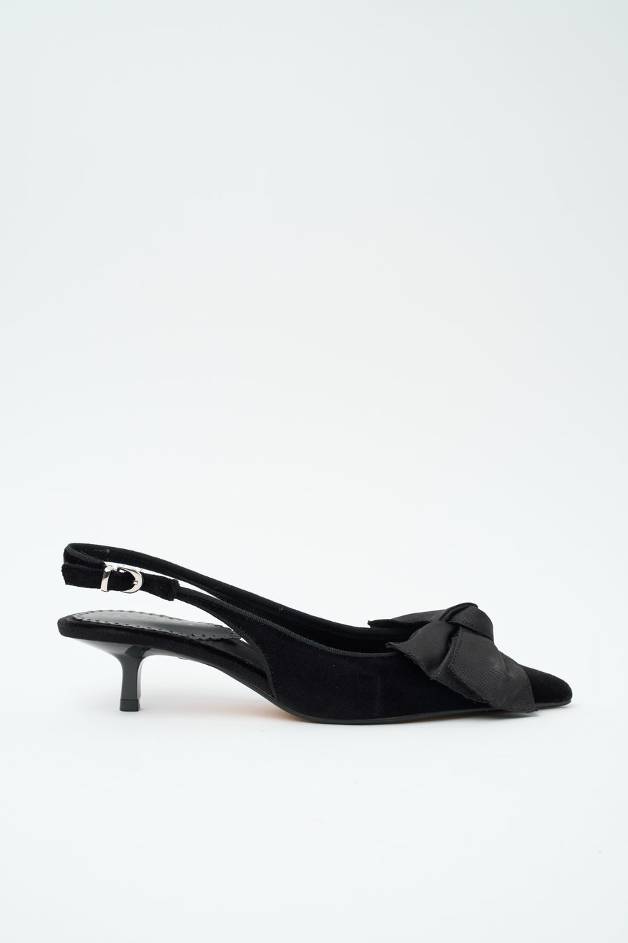 Tre Emme Slingback Nero Donna