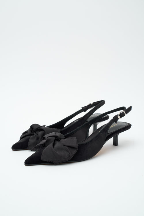 Tre Emme Slingback Nero Donna - 2
