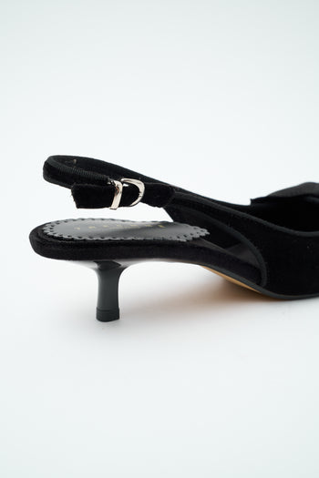 Tre Emme Slingback Nero Donna - 3